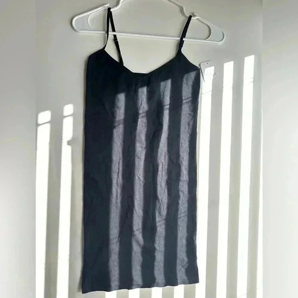 NWT Free People Seamless Mini Slip Black Dress, Size XS/S - Picture 3 of 6